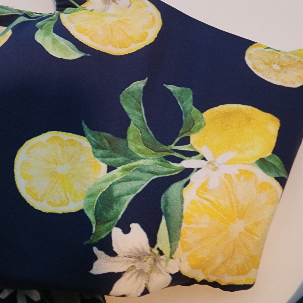 WET Swim Sardinia Paloma One Piece Swimsuit In Navy/Yellow Size Medium - Picture 7 of 15